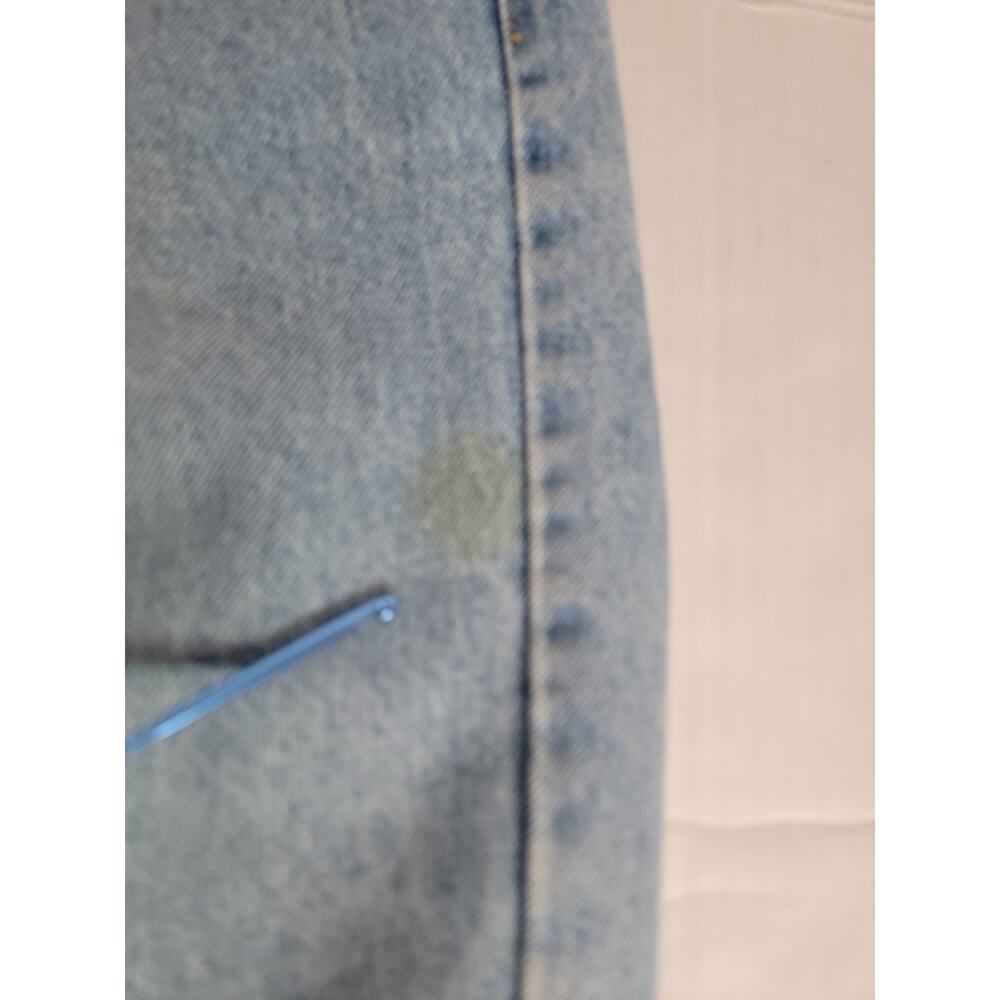 Vintage Guess High-Rise Mom Jeans30 (Measures 28" W x 28" L) Light Zip Hem USA - Picture 5 of 10